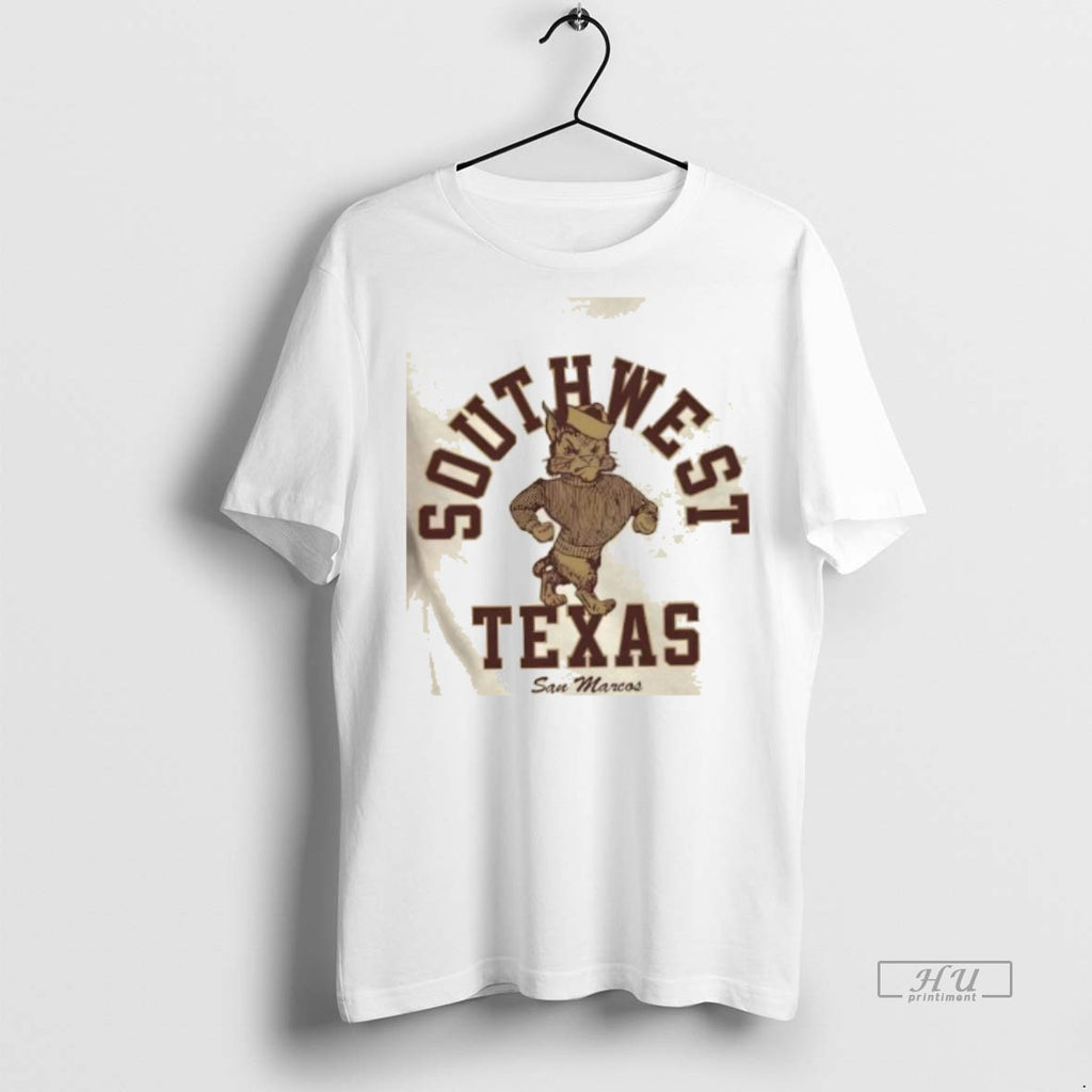 Officials Texas State Southwest Texas Retro Bobcat Shirt Sweater