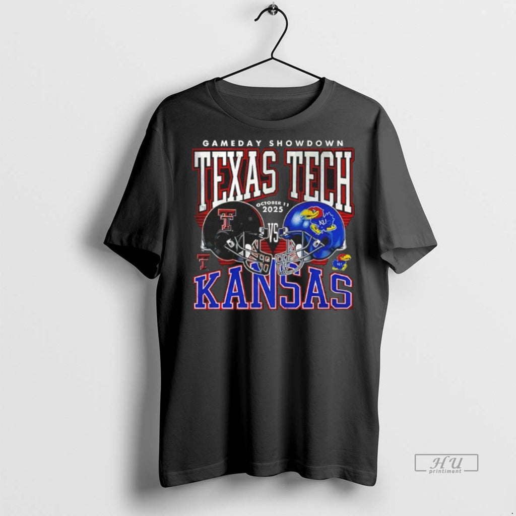 Officials Texas Tech Red Raiders Vs Kansas Jayhawks 2025 Gameday Showdown Tee Shirt Sweater