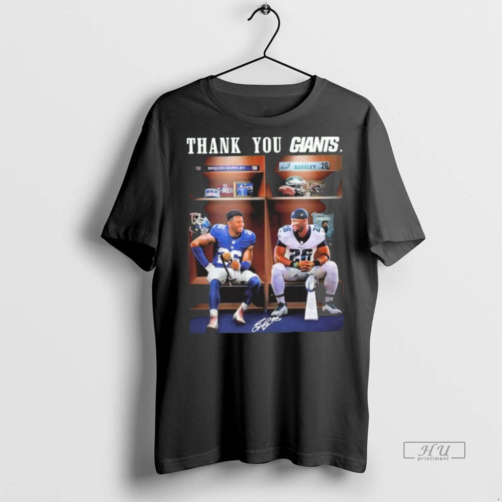 Officials Thank You Giants Signature Tee Shirt Sweater