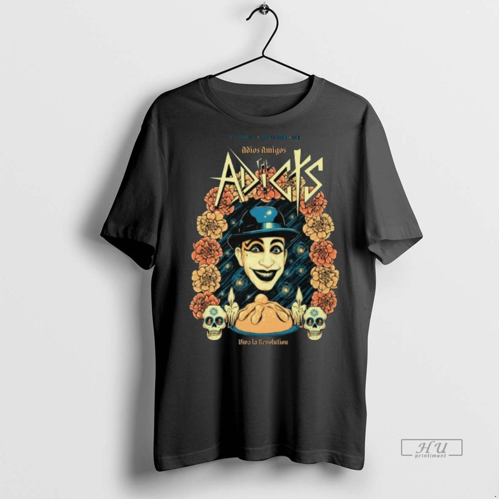 Officials The Adicts Carpa Velodromo Cdmx October 10 2025 Long Sleve Tee Shirt Sweater