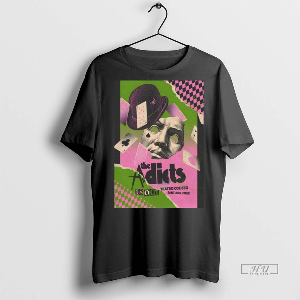 Officials The Adicts Santiago Tour On October 8 2025 Long Sleve T Shirt Sweater