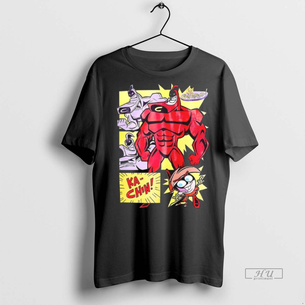 Officials The Crimson Chin The Fairly Oddparents Panels Shirt Sweater