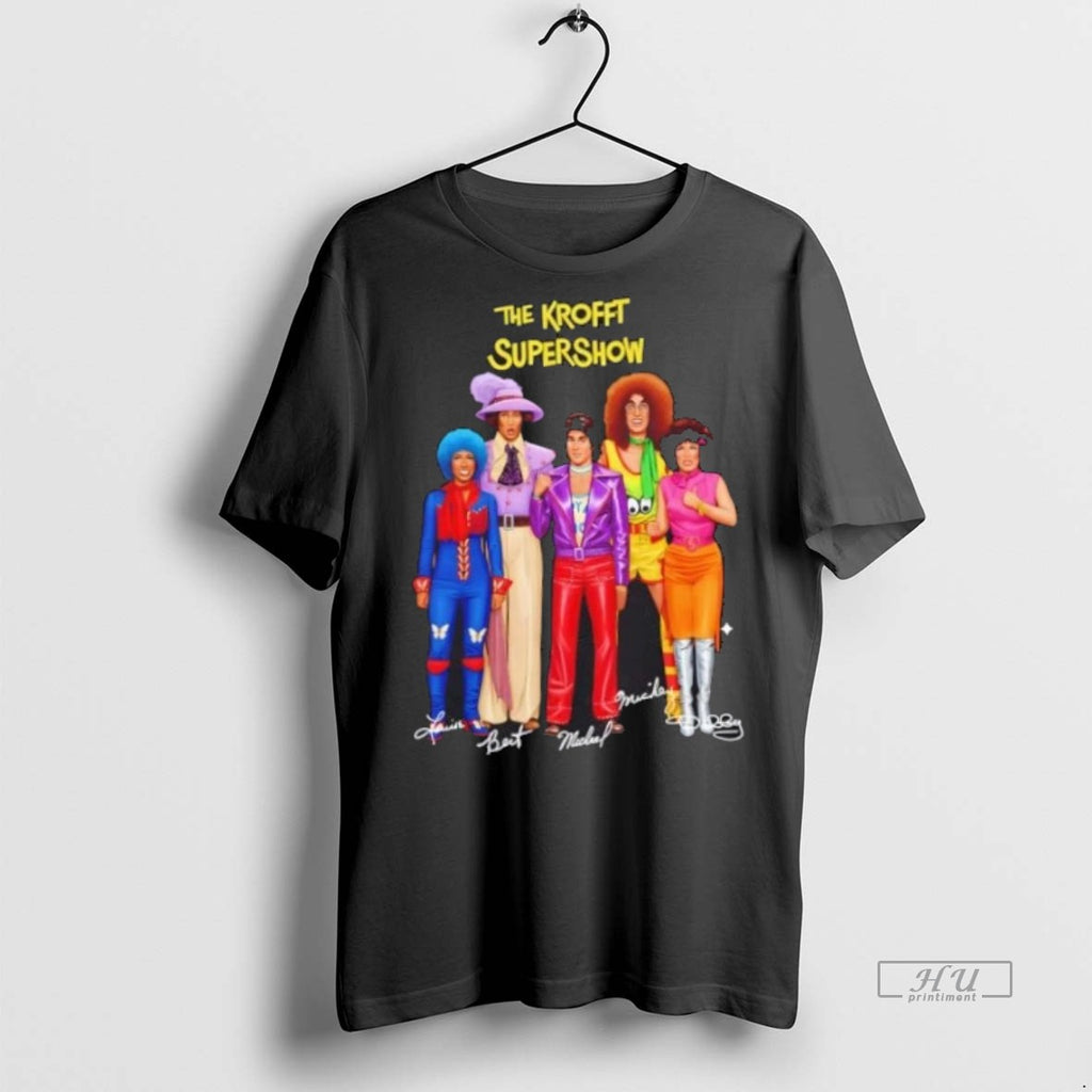 Officials The Krofft Supershow 1976 Signatures Tee Shirt Sweater