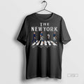 Officials The New York Walking Road Signatures Football Jaxson Dart Malik Nabers Cam Skattebo Tee