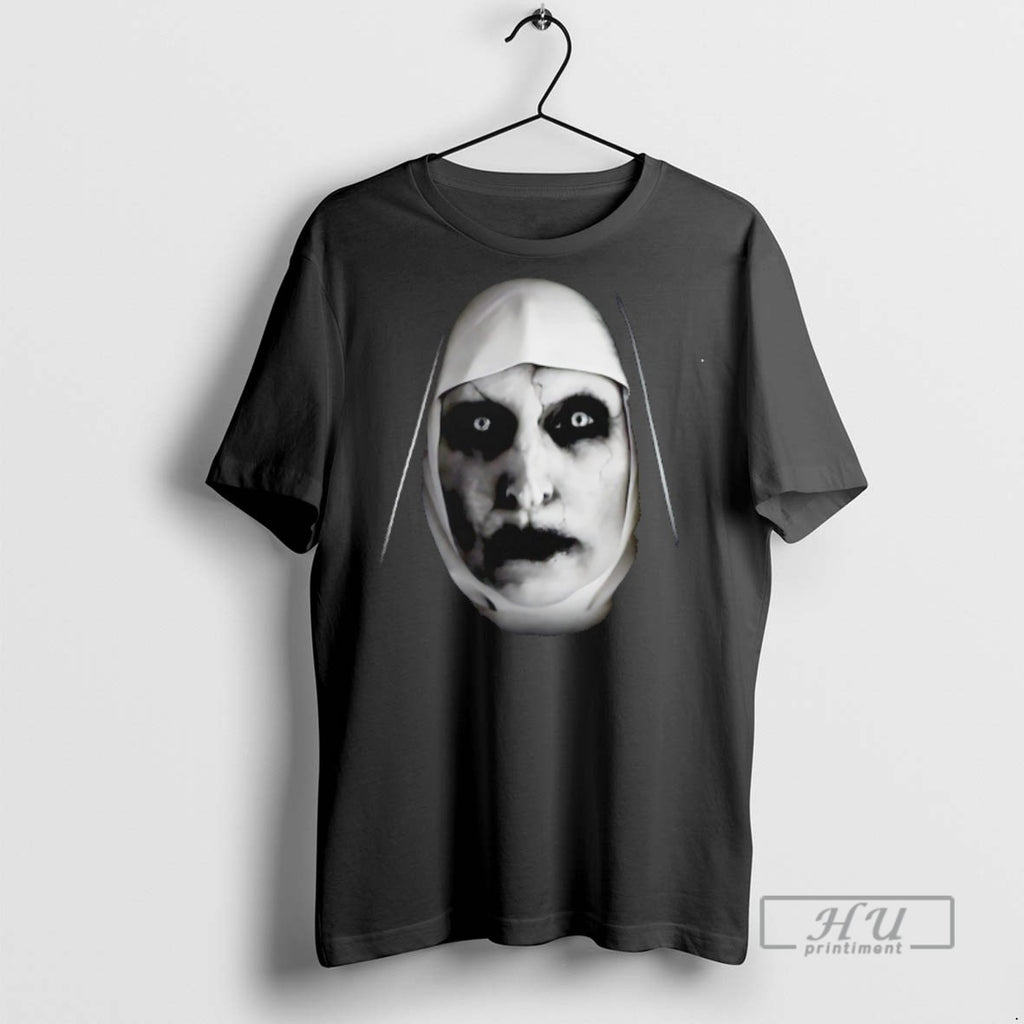 Officials The Nun Horror Character Big Face Halloween T Shirts