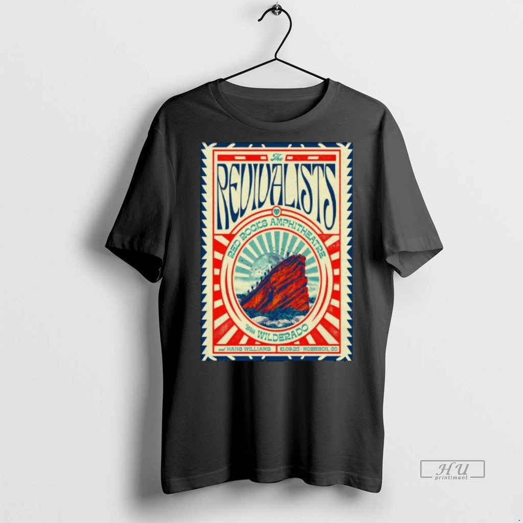Officials The Revivalists October 9 2025 Red Rocks Amphitheatre In Morrison Co Long Sleve Tee