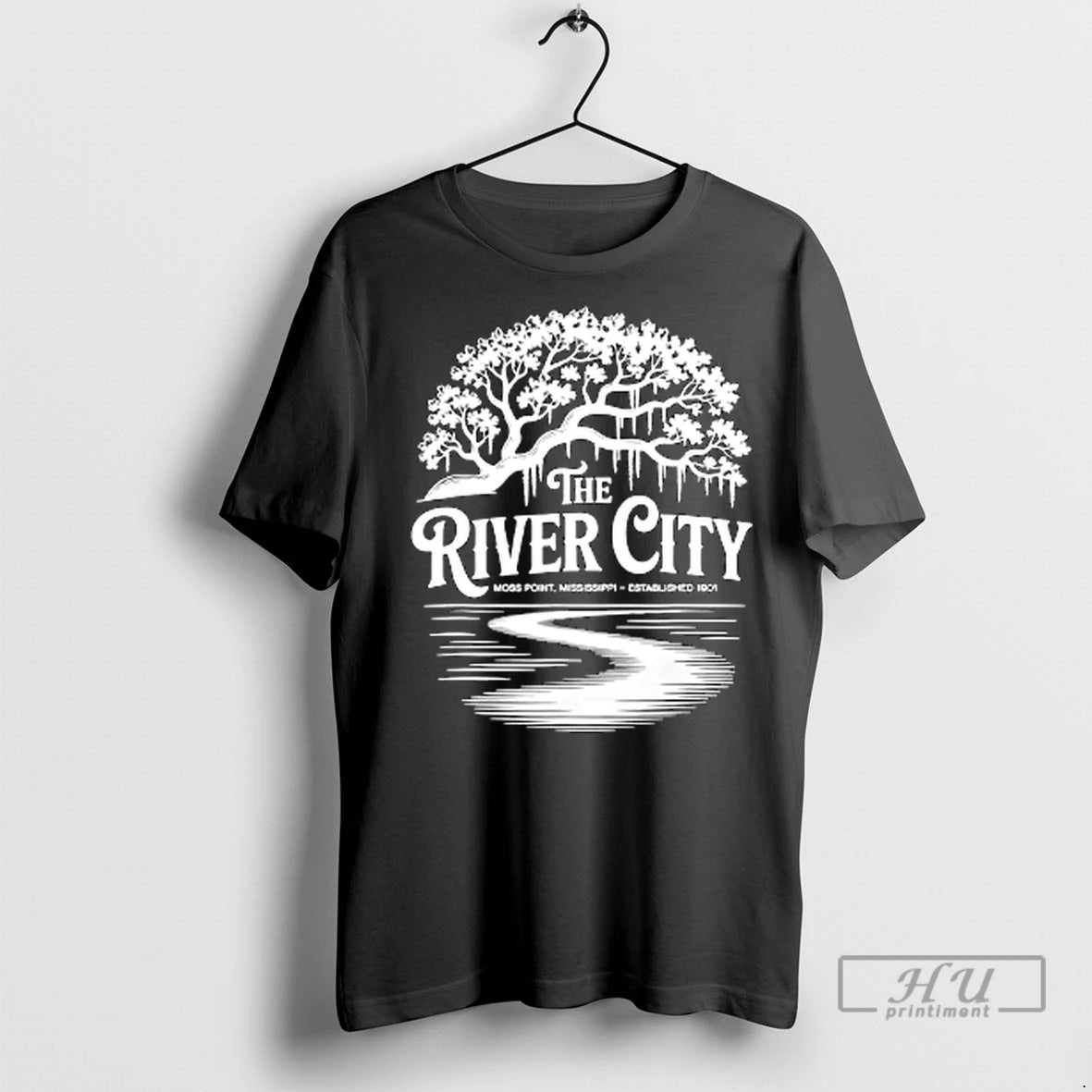 Officials The River City Moss Point Live Oak Est 1901 Ladies T Shirt