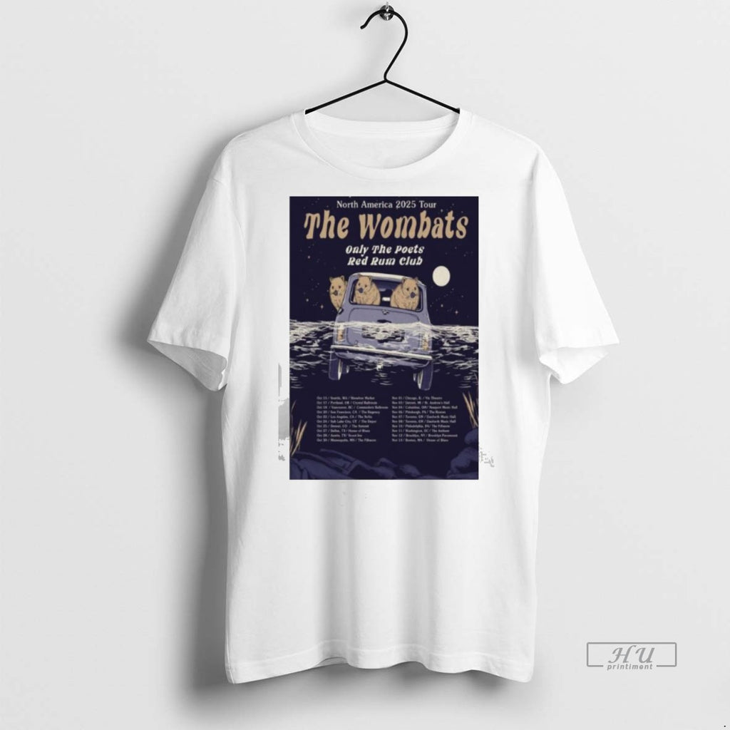Officials The Wombats North America 2025 Tour Tee Shirt Sweater