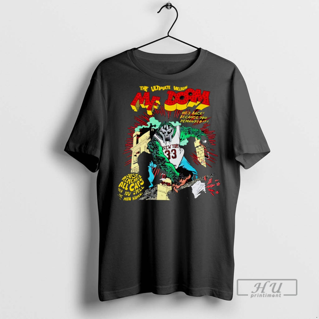 Officials The Ultimate Villain Mf Doom Hes Back Because You Demanded It T Shirt