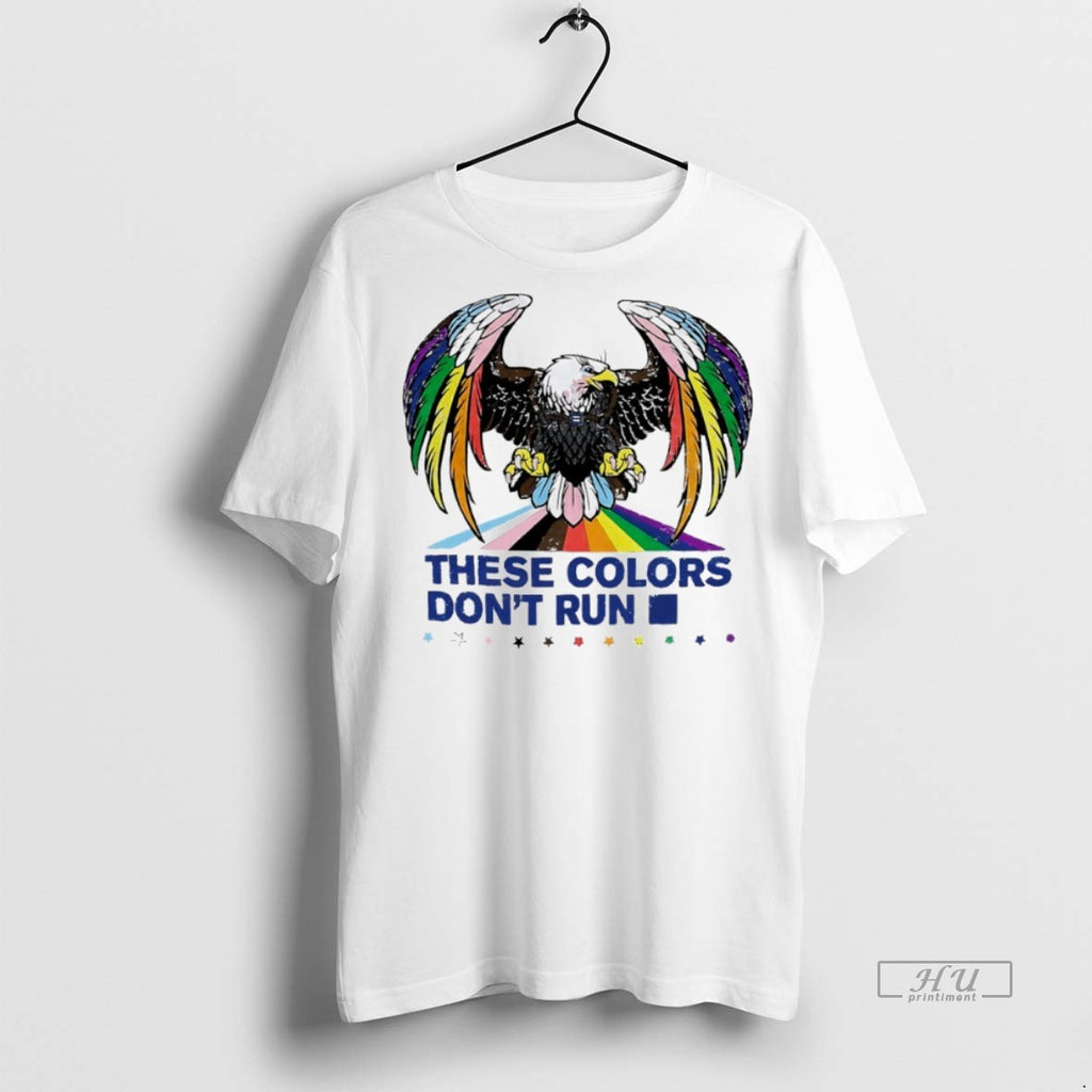 Officials These Colors Dont Run Rainbow Eagle T Shirt Sweater