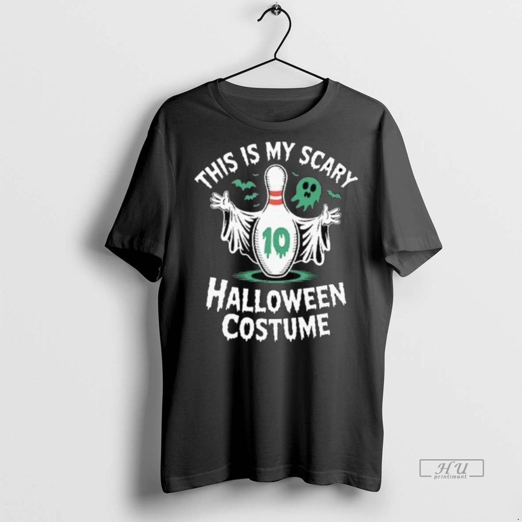 Officials This Is My Scary Halloween Costume Bowling Long Sleve Tee Shirt Sweater