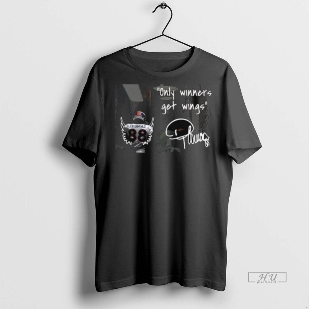 Officials Thomas 88 Only Winners Get Wings Long Sleve Tee Shirt Sweater