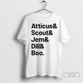Officials Tom Hayworth Home Economics Wearing Atticus Scout Jem Dill Boo T Shirt