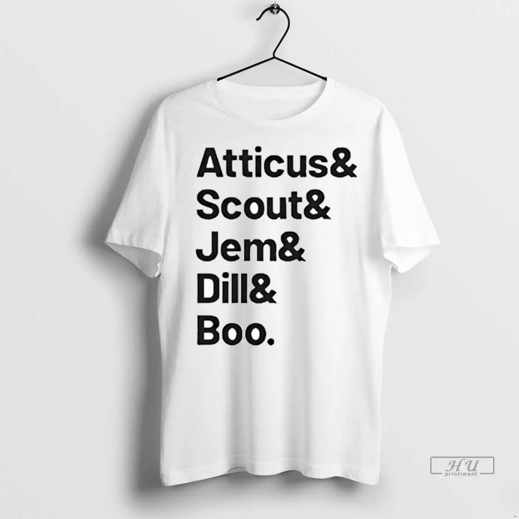 Officials Tom Hayworth Home Economics Wearing Atticus Scout Jem Dill Boo T Shirts