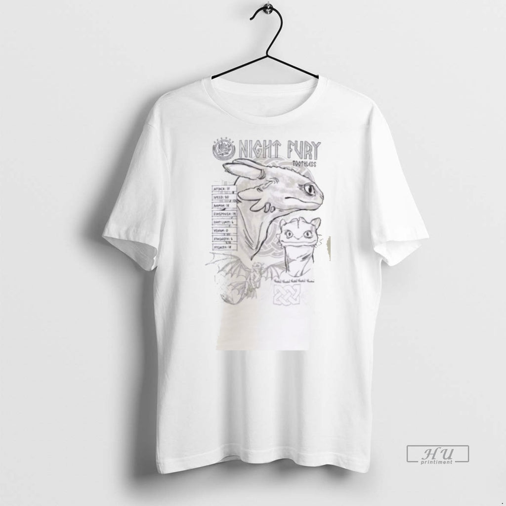 Officials Toothless Sketch How To Train Your Dragon Tee Shirt Sweater