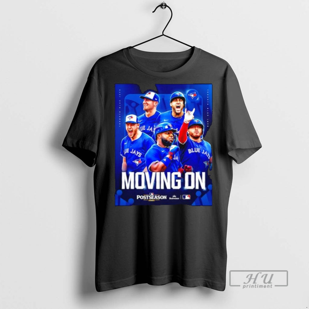 Officials Toronto Blue Jays American League Championship Series 2025 Moving On T Shirt Sweatshirt Hoodies
