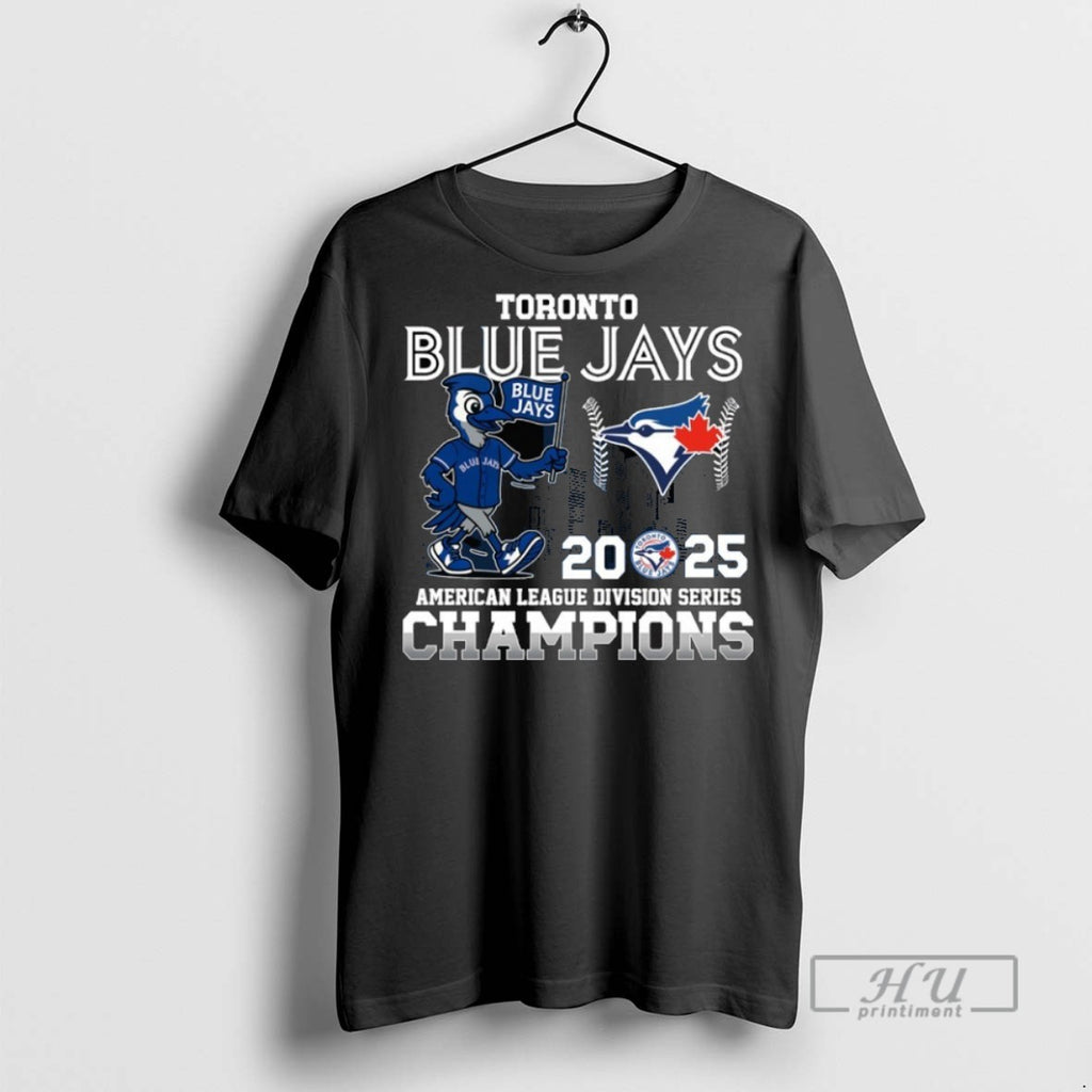 Officials Toronto Blue Jays Mascot 2025 American League Division Series Champions T Shirts Sweatshirt Hoodies