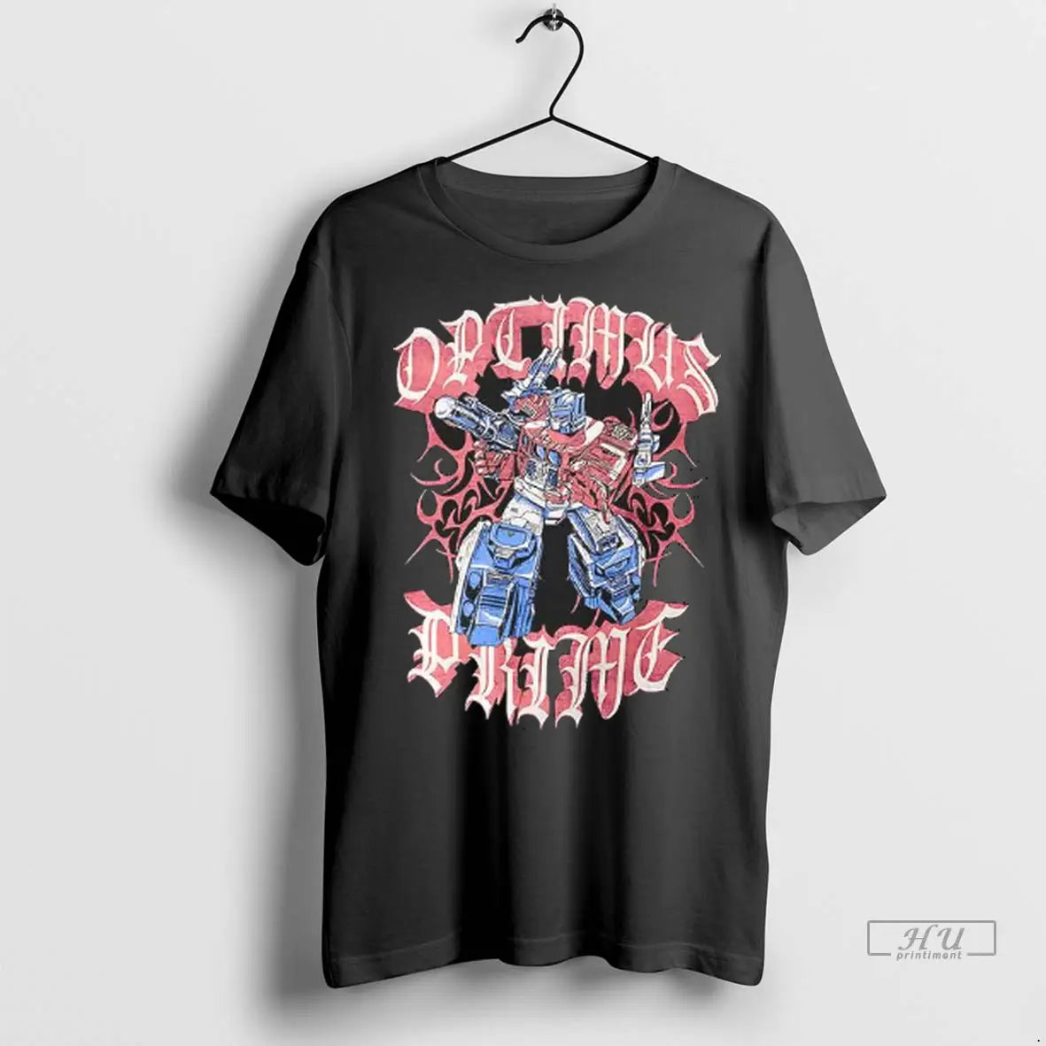 Officials Transformers Optimus Prime Metal Graphic T Shirts