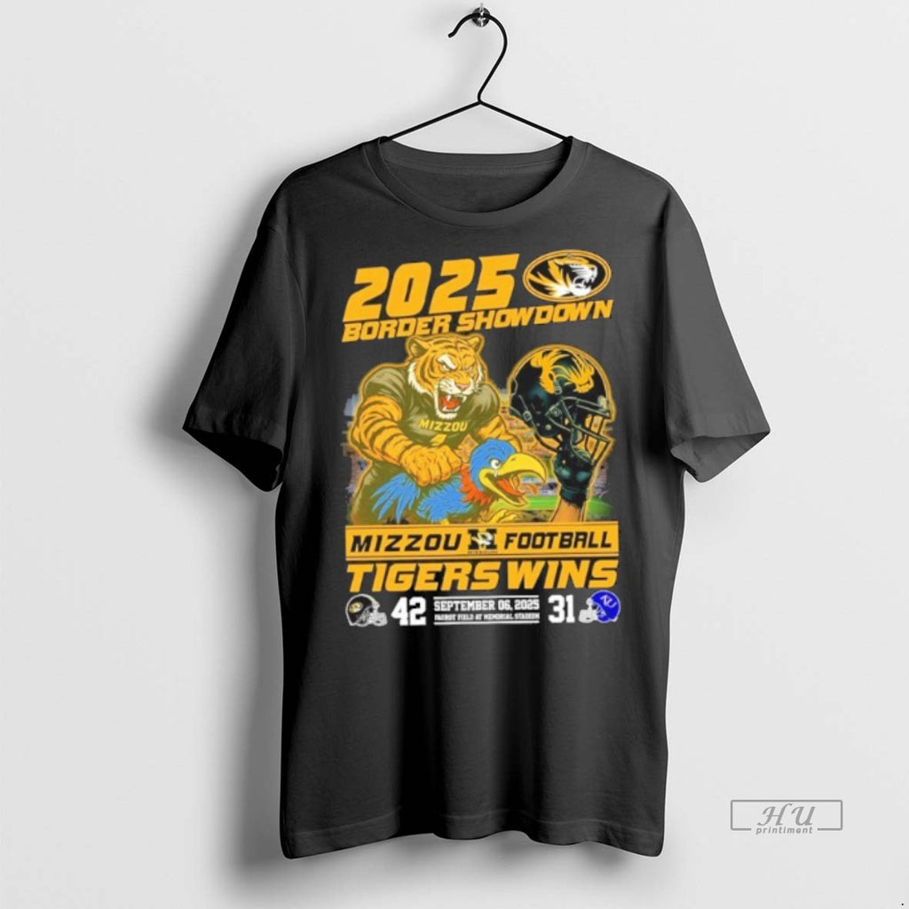 Officials Trending 2025 Border Showdown Mizzou Football Tigers Wins T Shirt Sweater