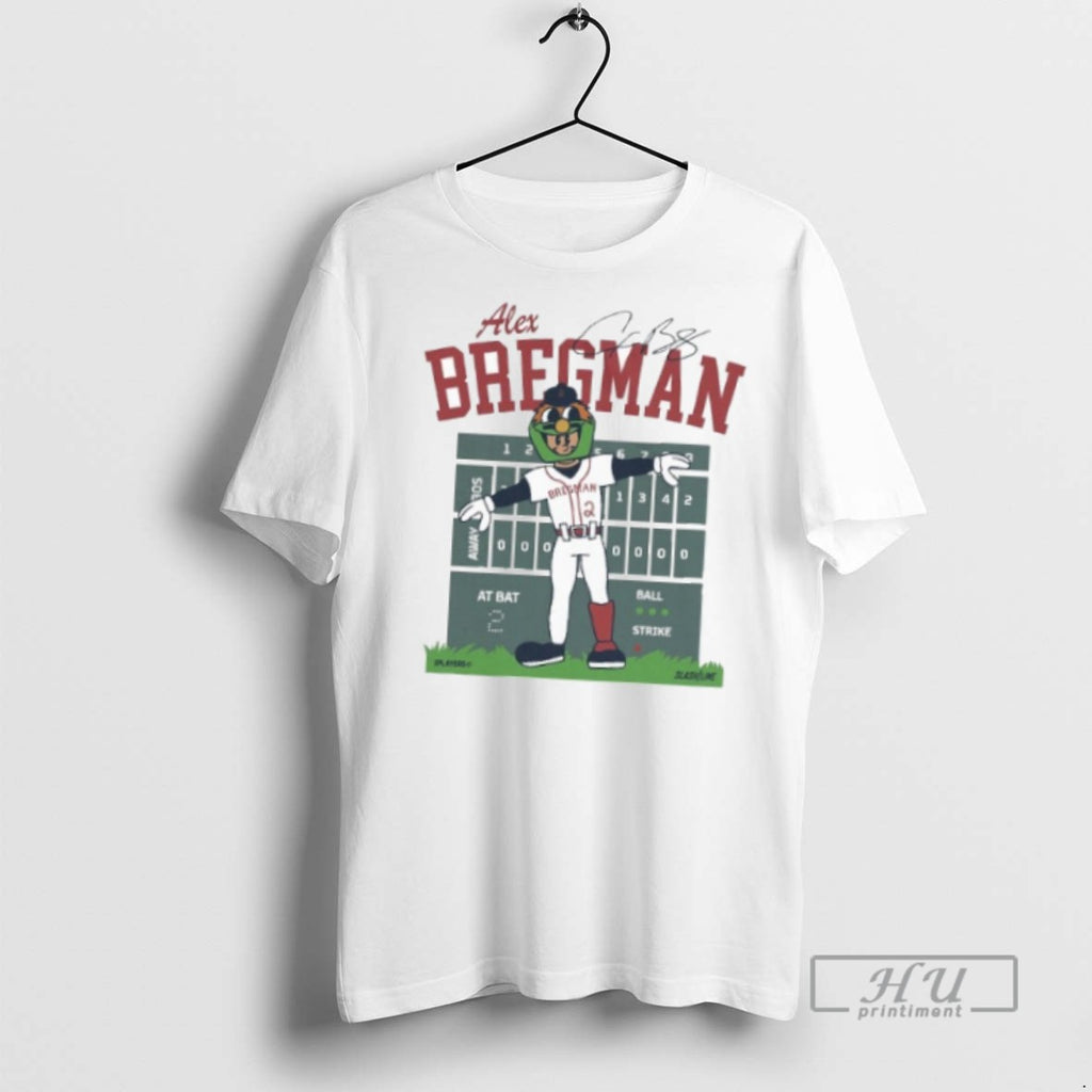 Officials Trending Alex Bregman Boston Red Sox At Bat Ball Strike T Shirt