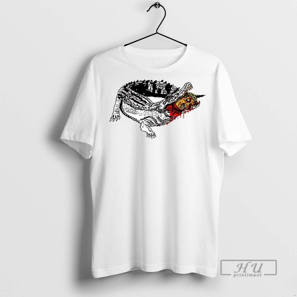 Officials Trending Alligator Alcatraz Trump Ceramic Ceramic And Classic Dad Cap T Shirt