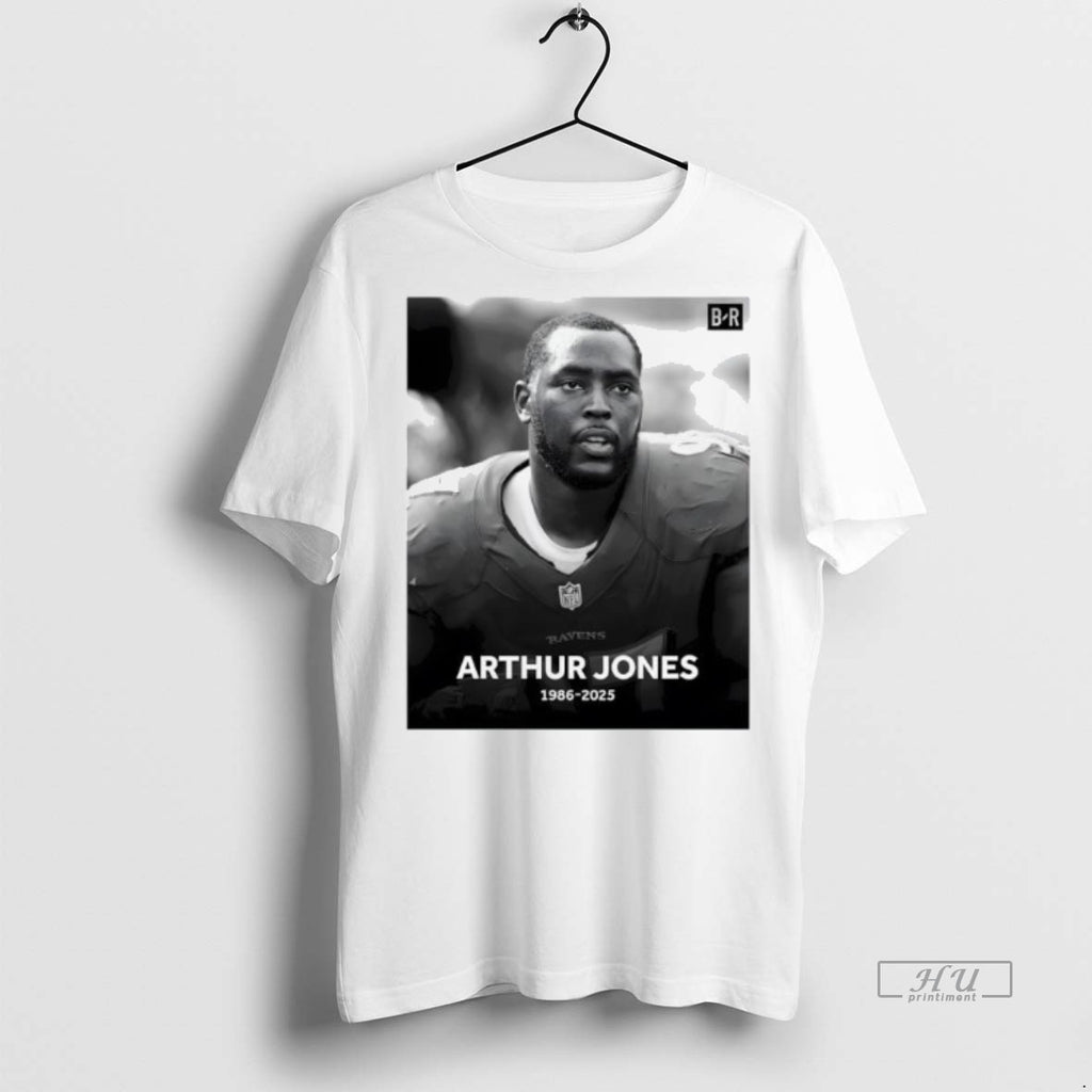 Officials Trending Arthur Jones Baltimore Ravens Player 1986 2025 Graphic Tee Shirt Sweater