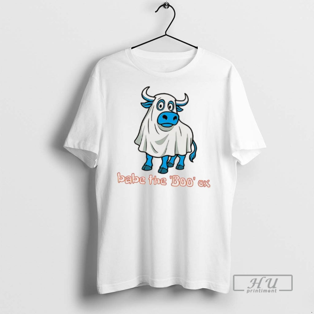 Officials Trending Babe The Boo Ox Ghost Cow Halloween T Shirt