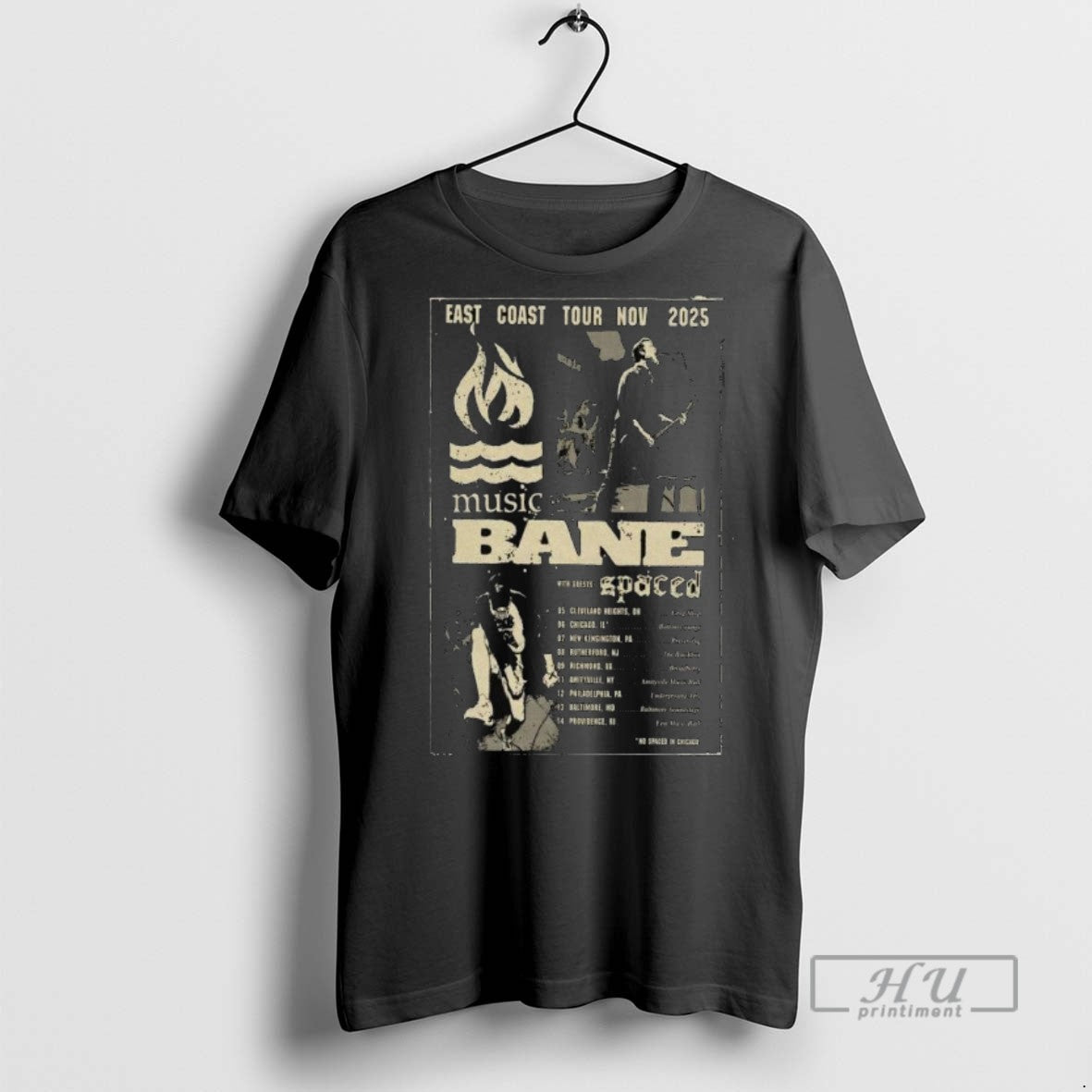 Officials Trending Bane Music Fall Tour 2025 Long Sleve T Shirt