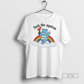 Officials Trending Bear Fuck The System Resist Rainbow T Shirt
