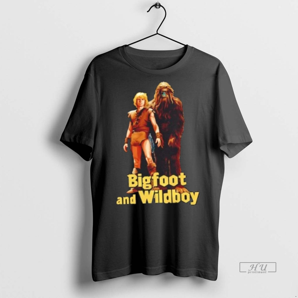 Officials Trending Bigfoot And Wildboy 1977 Vintage Tee Shirt Sweater