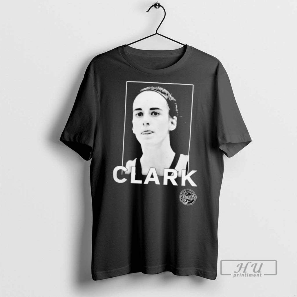 Officials Trending Caitlin Clark Indiana Fever Black Player Mic T Shirt