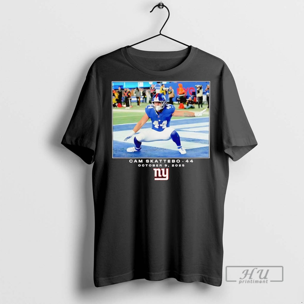 Officials Trending Cam Skattebo Photo Week 6 New York Giants Graphic Tee Shirt Sweatshirt Hoodies