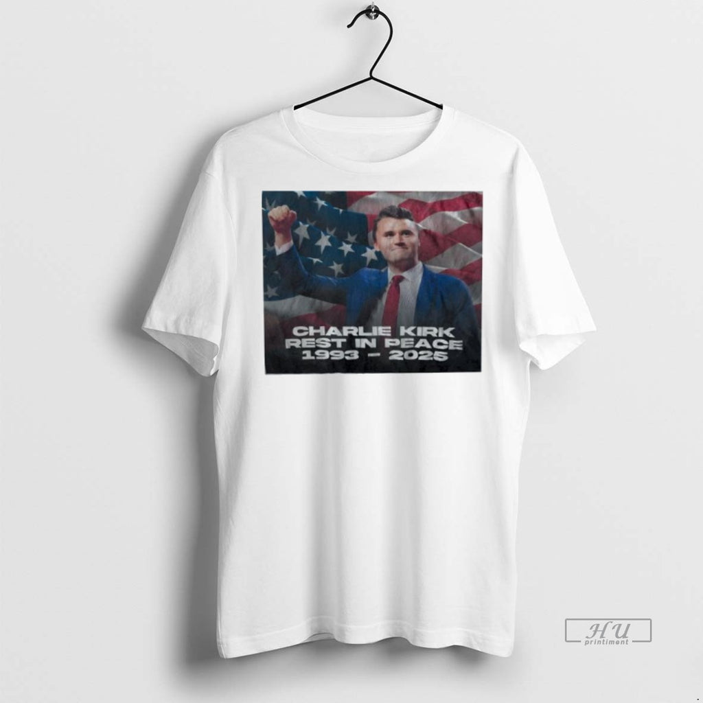 Officials Trending Charlie Kirk Rest In Peace 1993 Passed Away 2025 Graphic Tee Shirt Sweater
