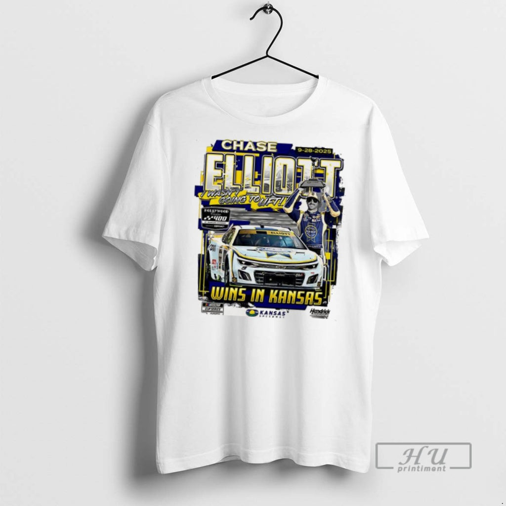 Officials Trending Chase Elliott Checkered Flag Sports 2025 Hollywood Casino 400 Race Winner Nascar Cup