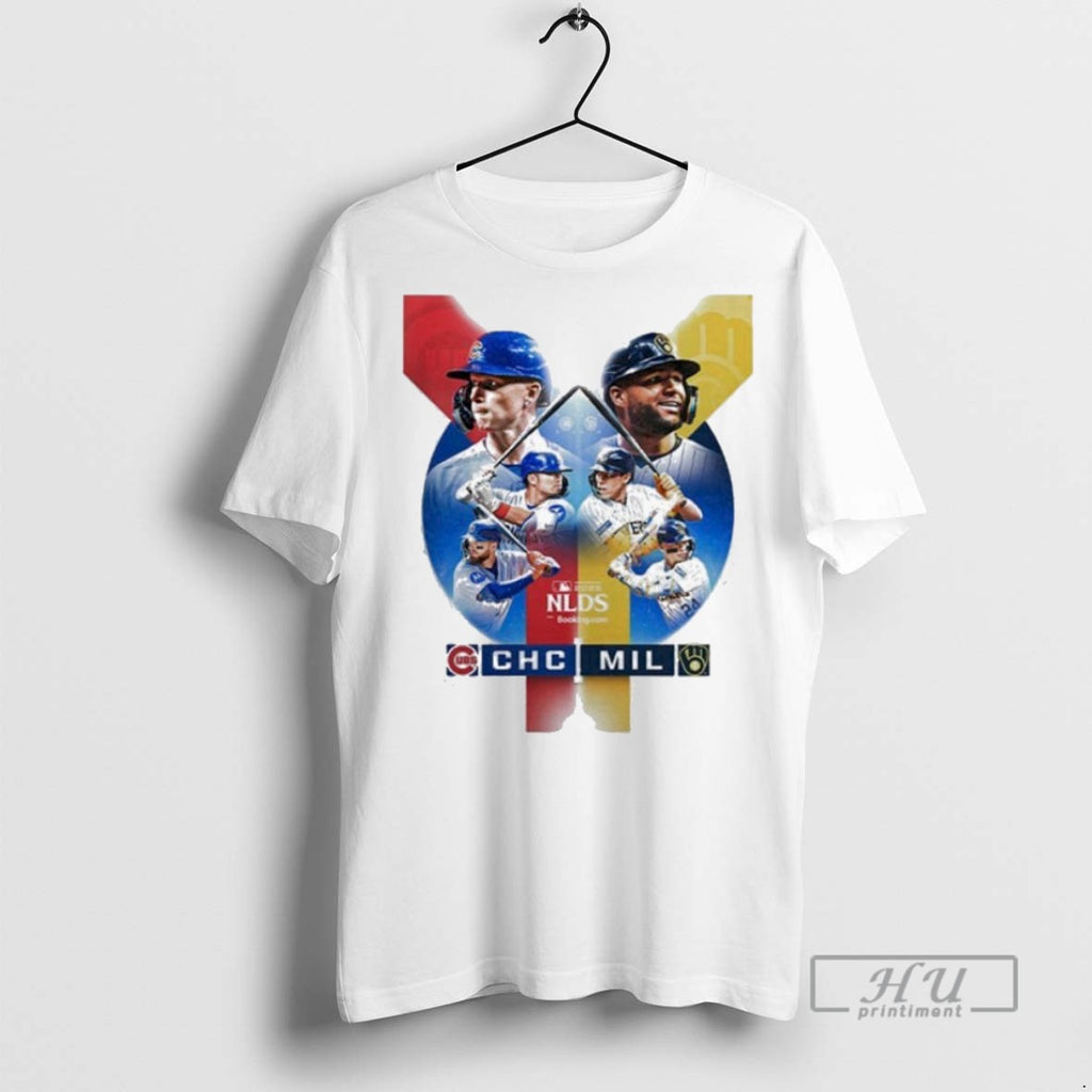 Officials Trending Chicago Cubs Vs Milwaukee Brewers Nlds 2025 Mlb Postseason Tee Shirt