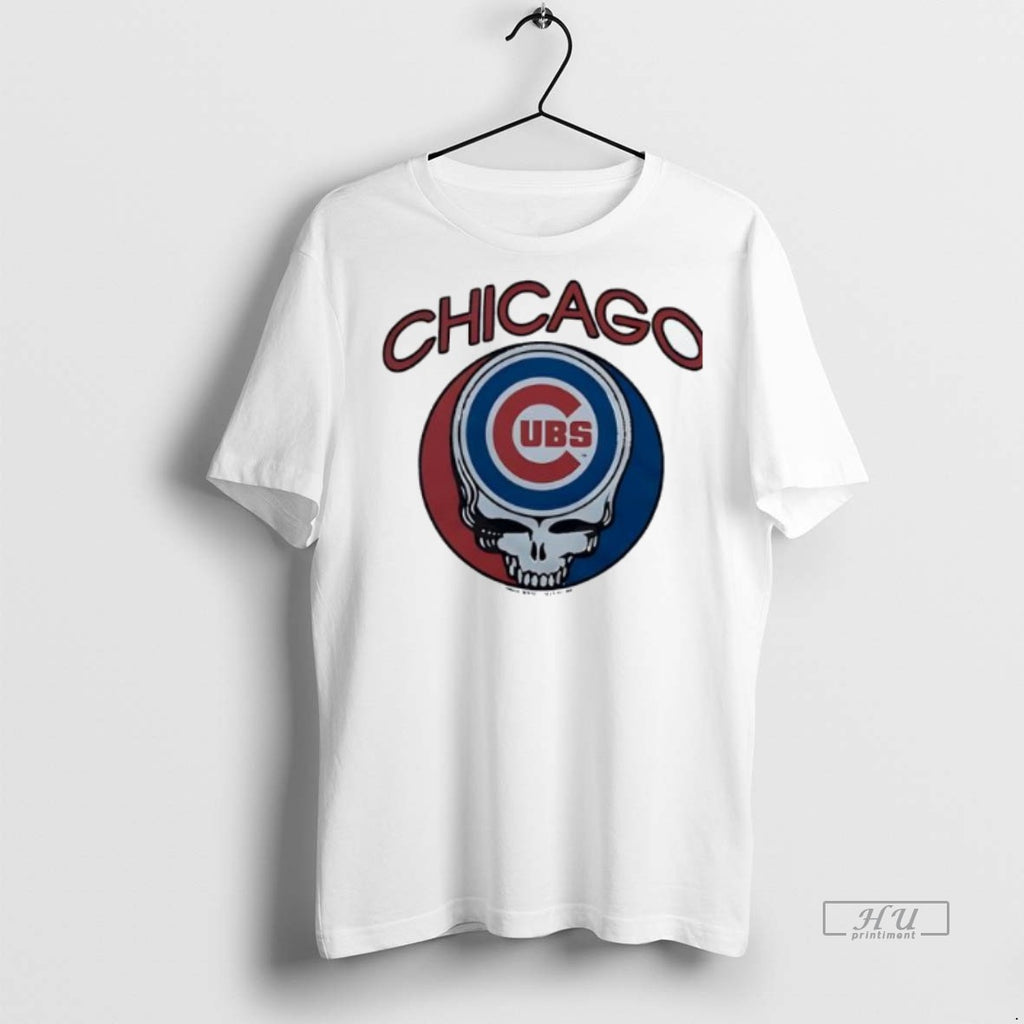 Officials Trending Chicago Cubs X Grateful Dead Steal Your Base Logo Tee Shirt Sweater