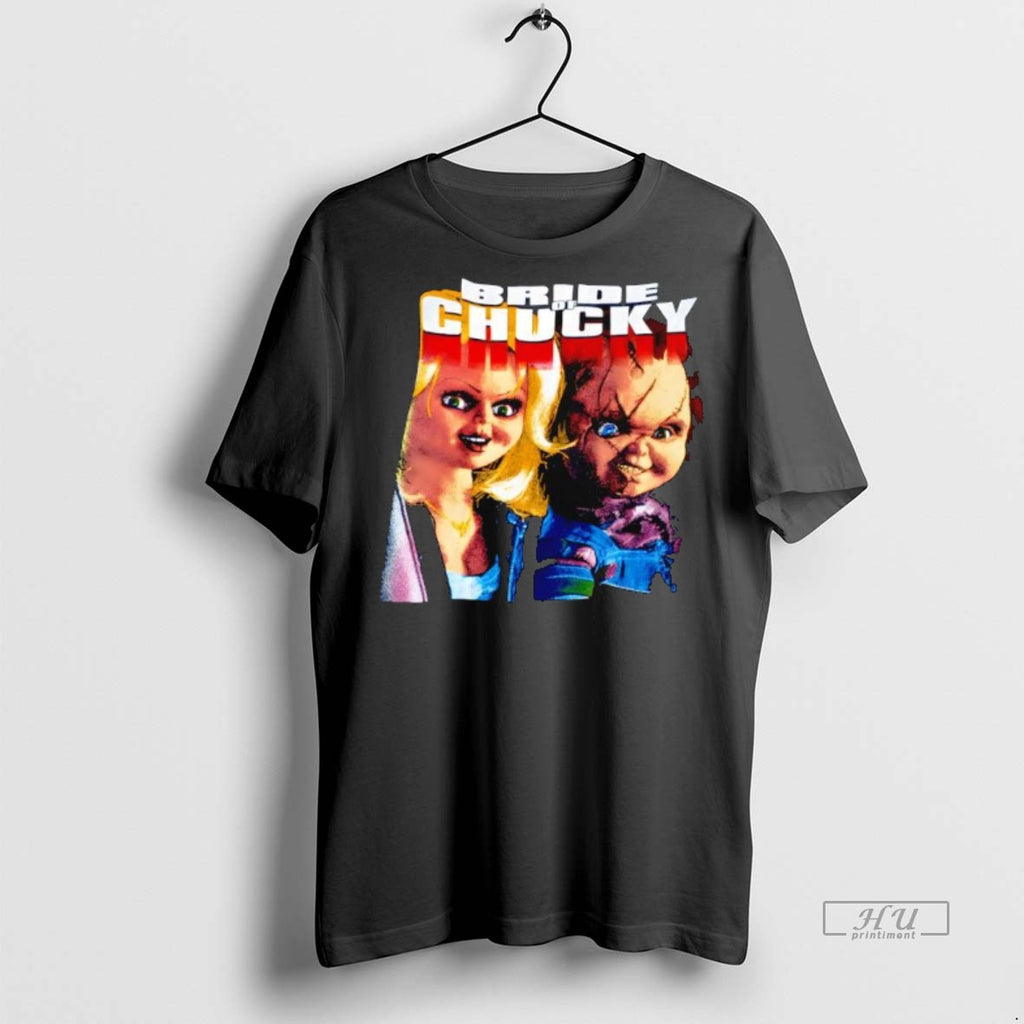 Officials Trending Chucky And Tiffany Valentine Bride Of Chucky Film Tee Shirt Sweater