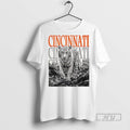 Officials Trending Cincinanti White Tiger Graphic Tee Shirt Sweatshirt Hoodies