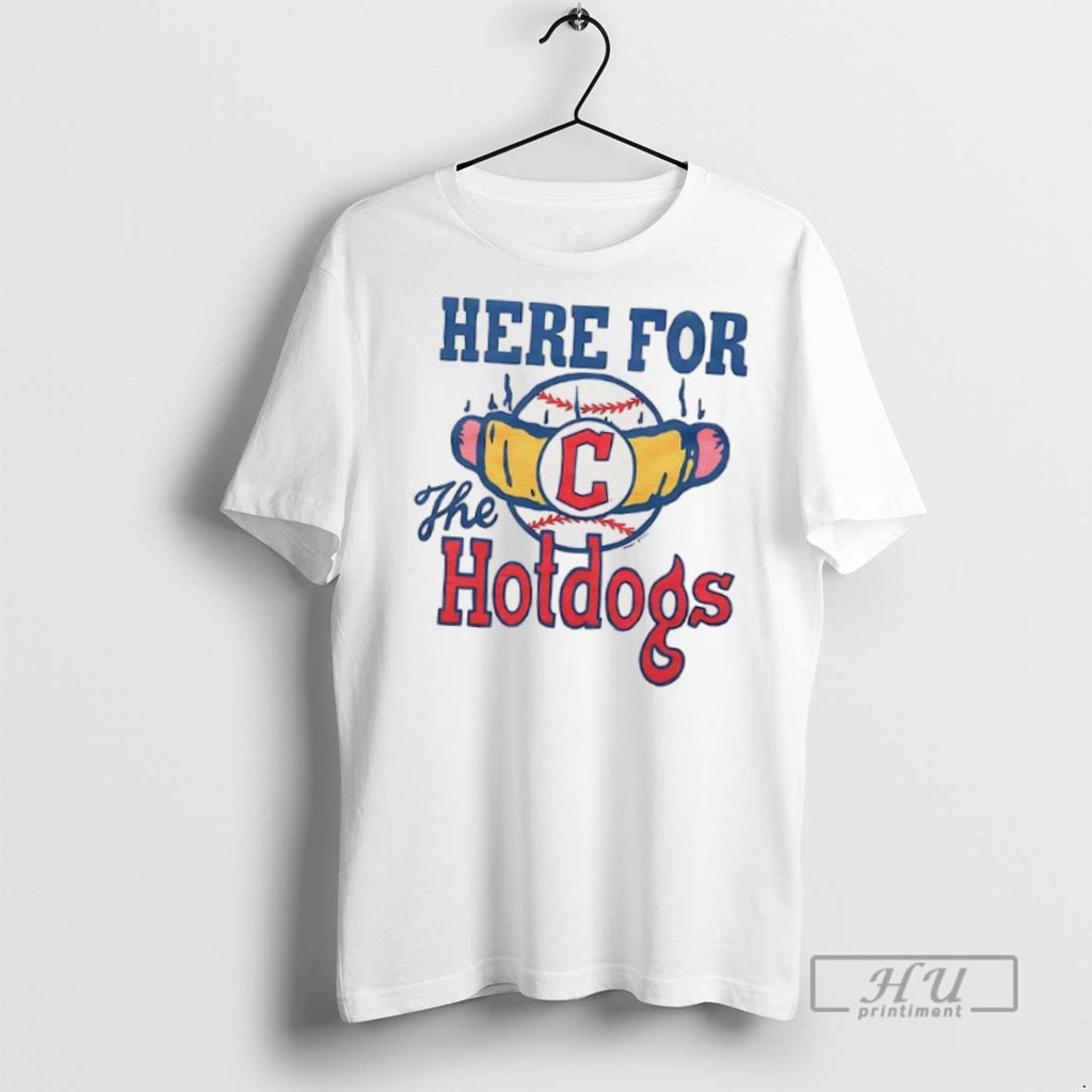 Officials Trending Cleveland Guardians Baseball Here For The Hotdogs T Shirt