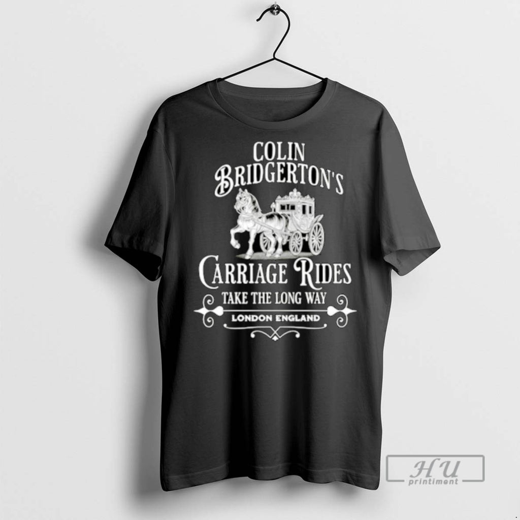 Officials Trending Colin Bridgerton Carriage Rides London England Ornaments Tee Shirt