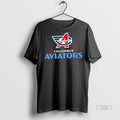 Officials Trending Columbus Aviators Lockup Logo Tee Shirt Sweater