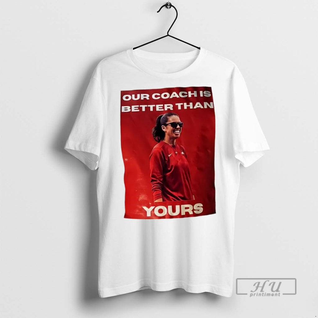 Officials Trending Courtney Deifel Our Coach Is Better Than Yours Graphic Tee Shirt Sweatshirt Hoodies