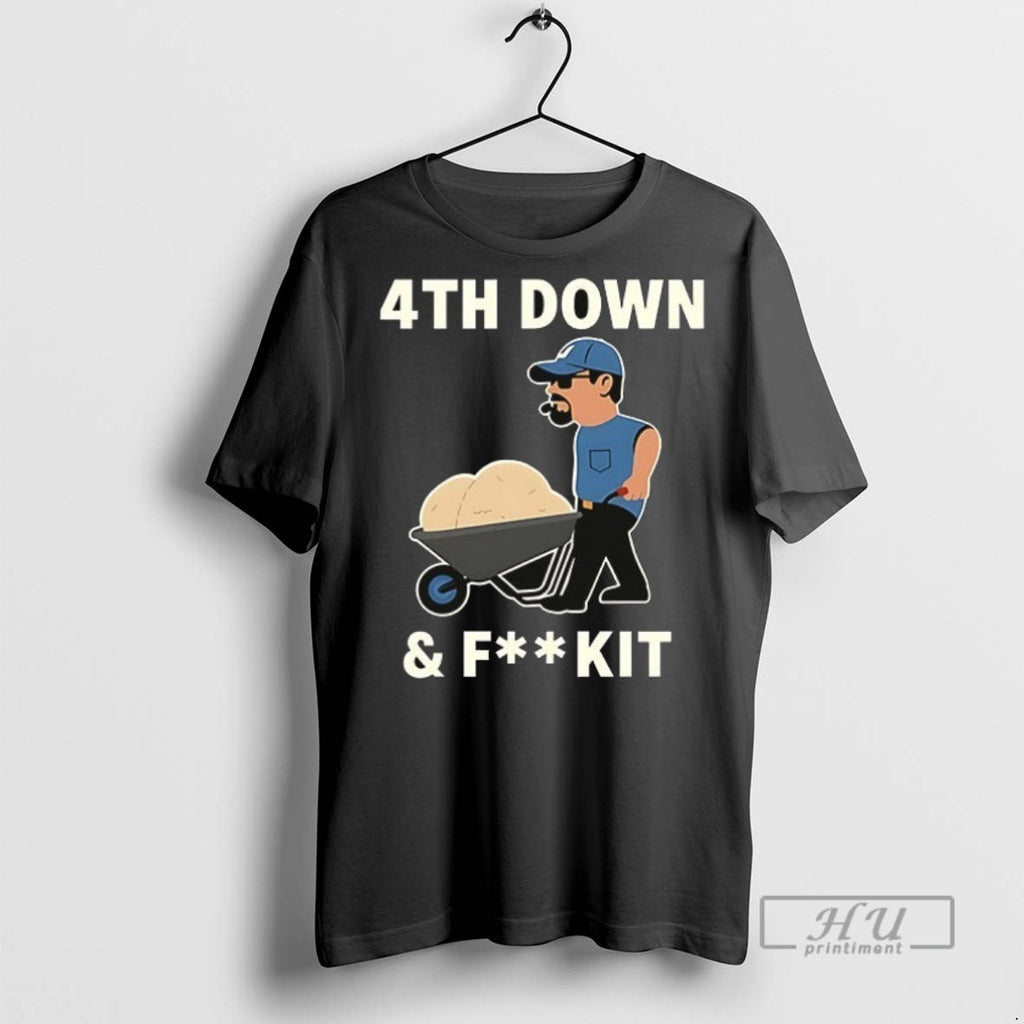 Officials Trending Dan Campbell 4th Down And Fk It Ceramic Ceramic And Classic Dad Cap