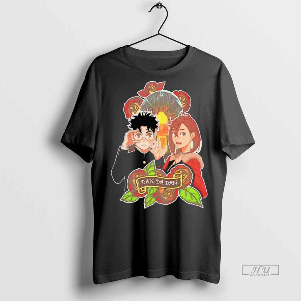 Officials Trending Dandadan Okarun And Momo Tattoo Art Tee Shirt Sweater
