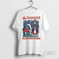 Officials Trending Danger Alligators In Area Florida Gators Beat Texas Longhorns T Shirt