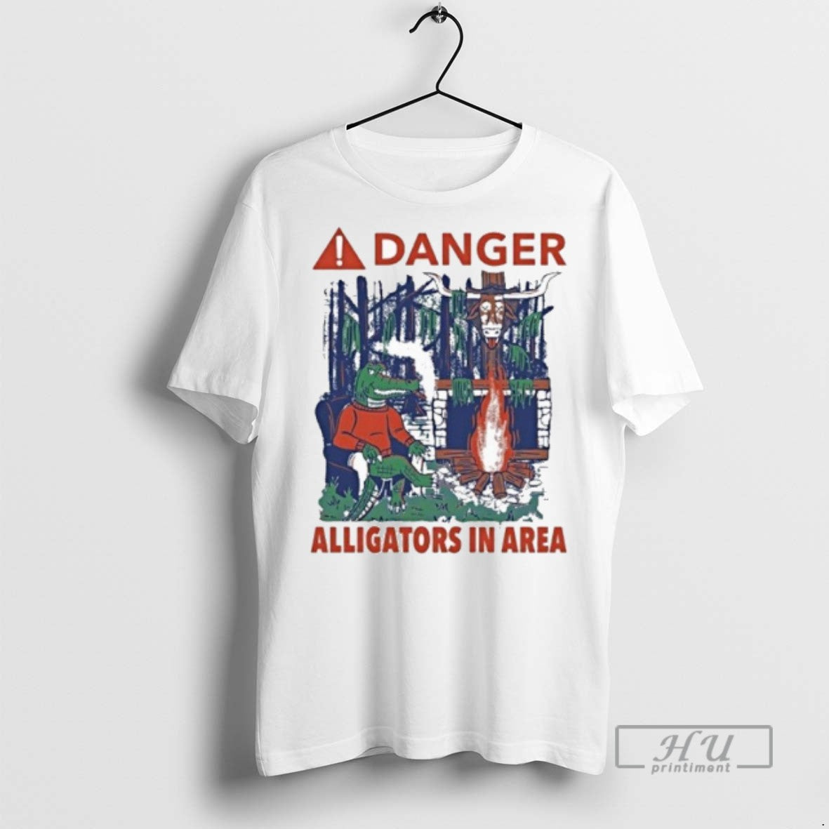 Officials Trending Danger Alligators In Area Florida Gators Beat Texas Longhorns T Shirt