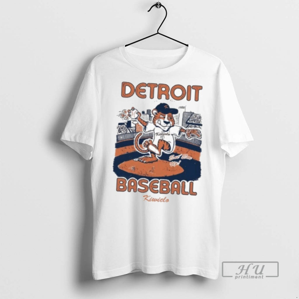 Officials Trending Detroit Tigers Eat Em Up Kiwiclo Mlb Mascot T Shirt