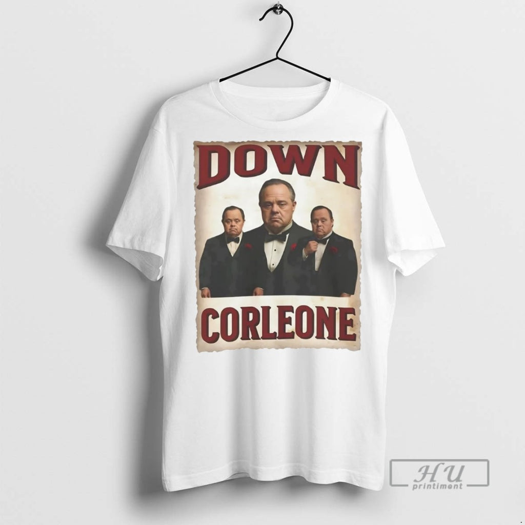 Officials Trending Down Corleone Godfather Down Syndrome Graphic Tee Shirt Sweatshirt Hoodies
