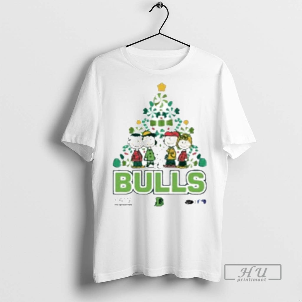 Officials Trending Durham Bulls X Peanuts Christmas Tree Ornaments Tee Shirt