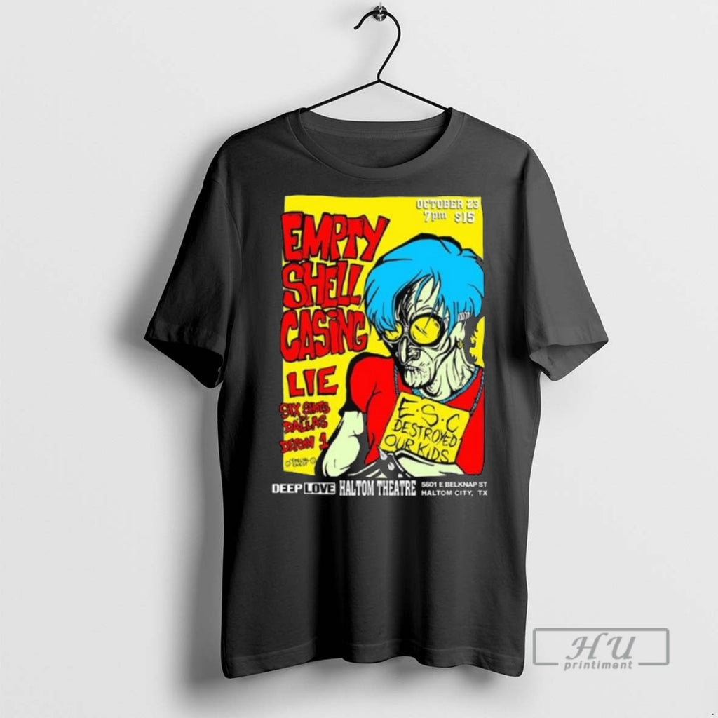 Officials Trending Empty Shell Casing October 23 2025 Haltom Theatre Long Sleve T Shirt